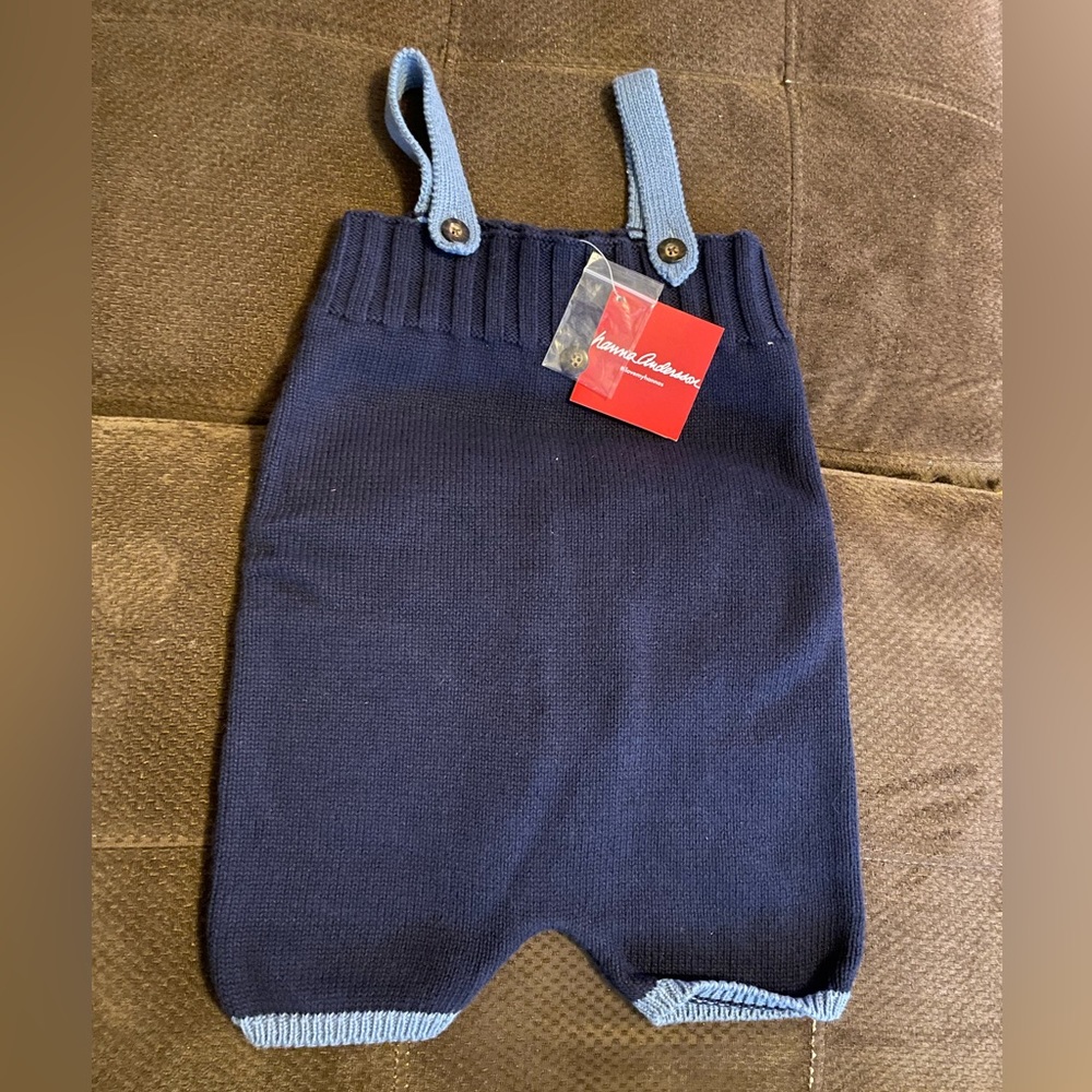 NWT Hanna Andersson Knit Overalls
